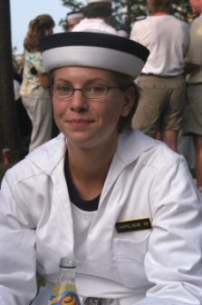 Valerie Cappelaere as Plebe at the Naval Academy, 2005