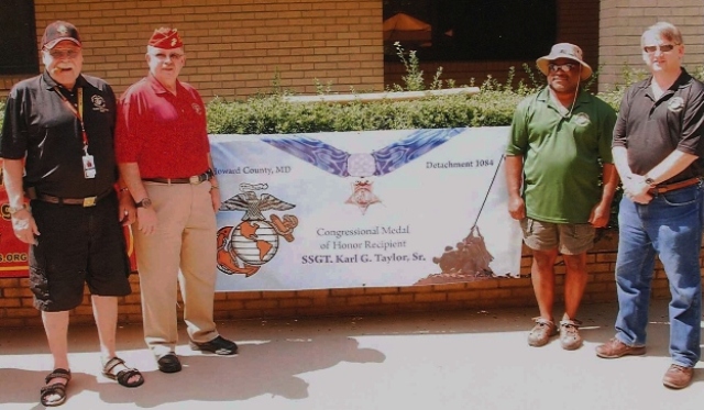 Detachment participants at Walter Reed cookout