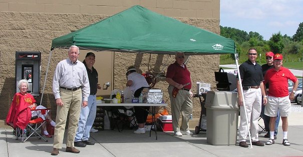 Hot dog sale fundraiser