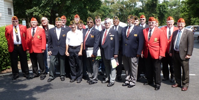 Marine Corps League and Veterans of Foreign Wars members say their final farewell to Harold