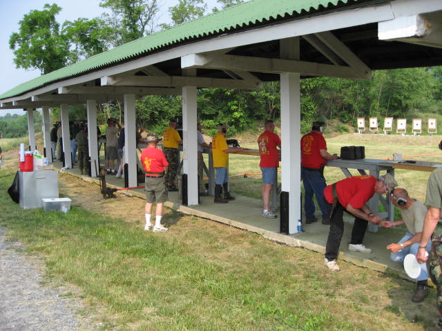 Is the firing line clear?  Clear on the left.  Clear on the right.  The firing line is clear.