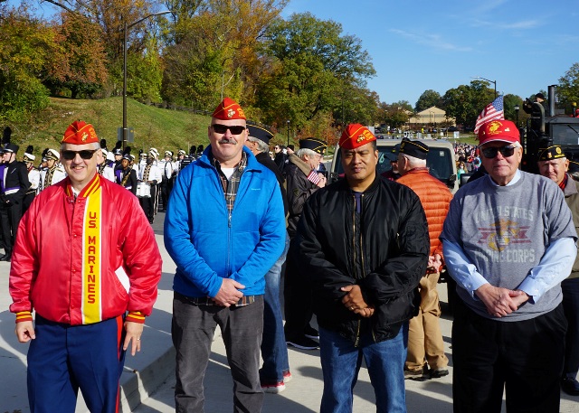 Group photo before parade step off